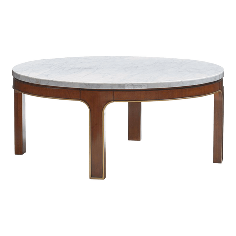 Cocktail Table CT-12 with Carrara  marble top