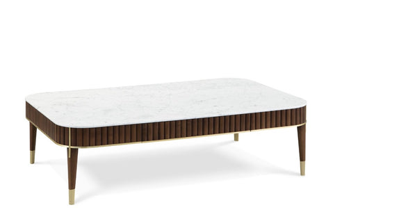 COFFEETABLE MCT-19 with Carrara marble top