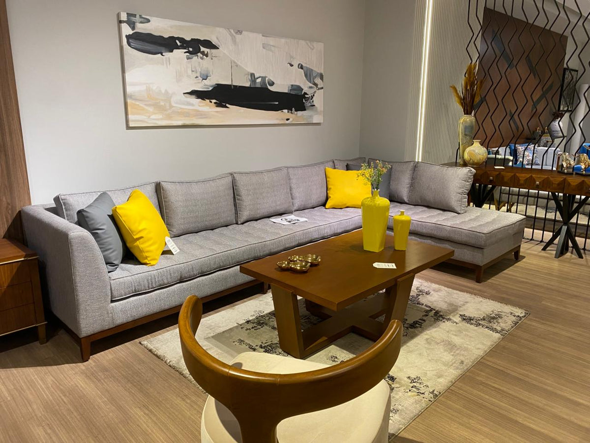 Bey.LS-04 L-Shape Sofa-White