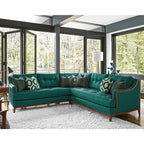 Bey.LS-03 L-Shape Sofa-Turquoise