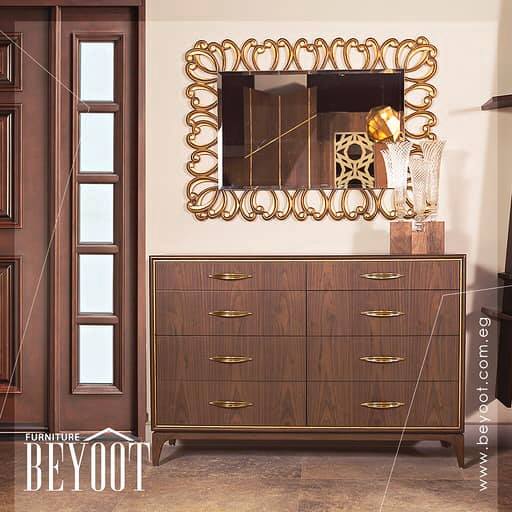 BYT-DR04 Unit Drawers-Brown&Gold